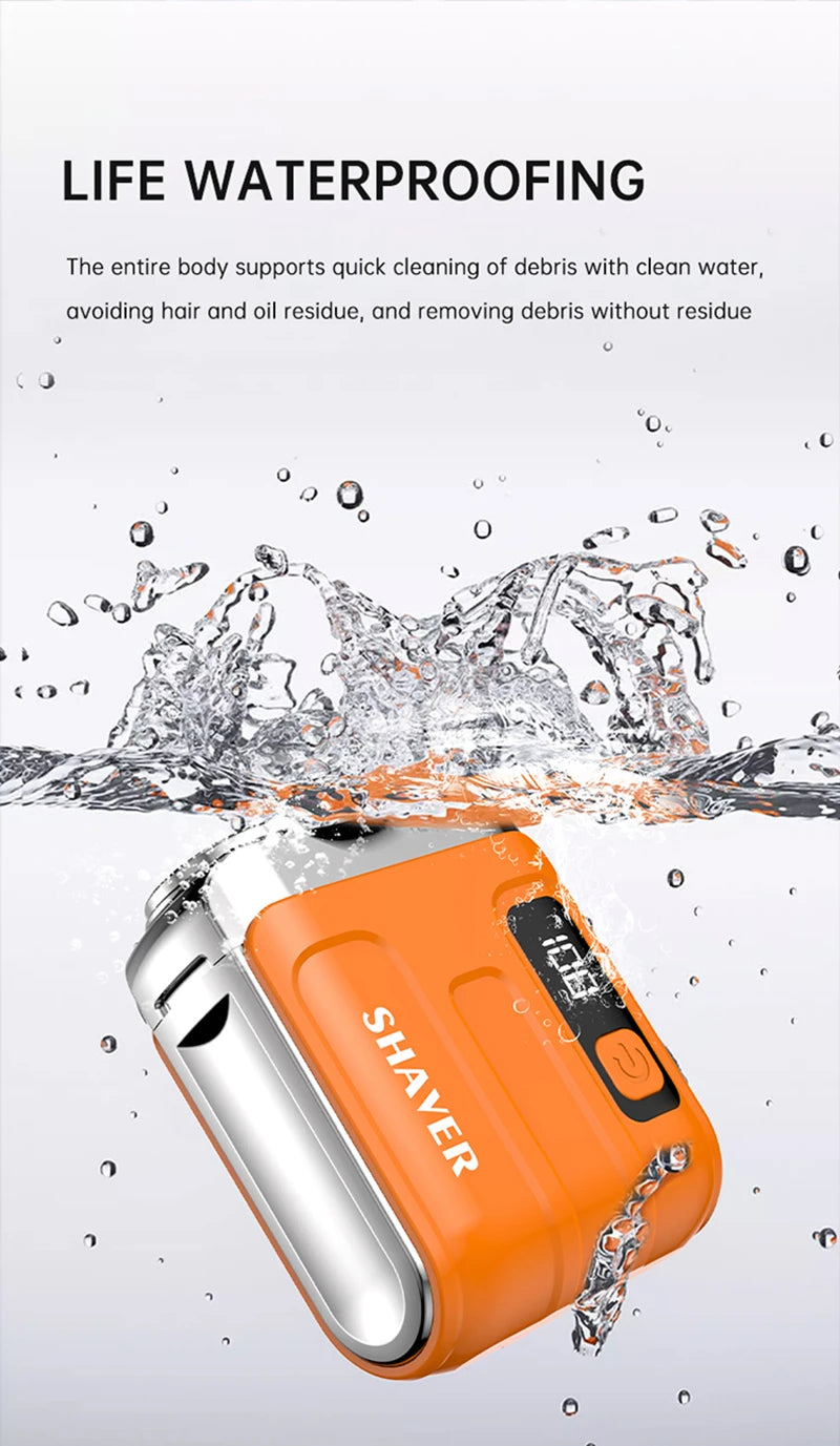 Electric Smart Shaver with Digital Display