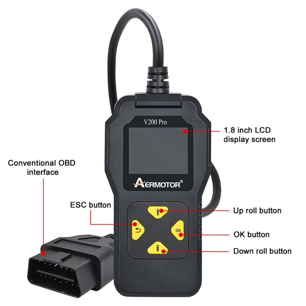 Engine Fault Diagnosis Tool – V317 OBD II EOBD Car Diagnostic Scanner