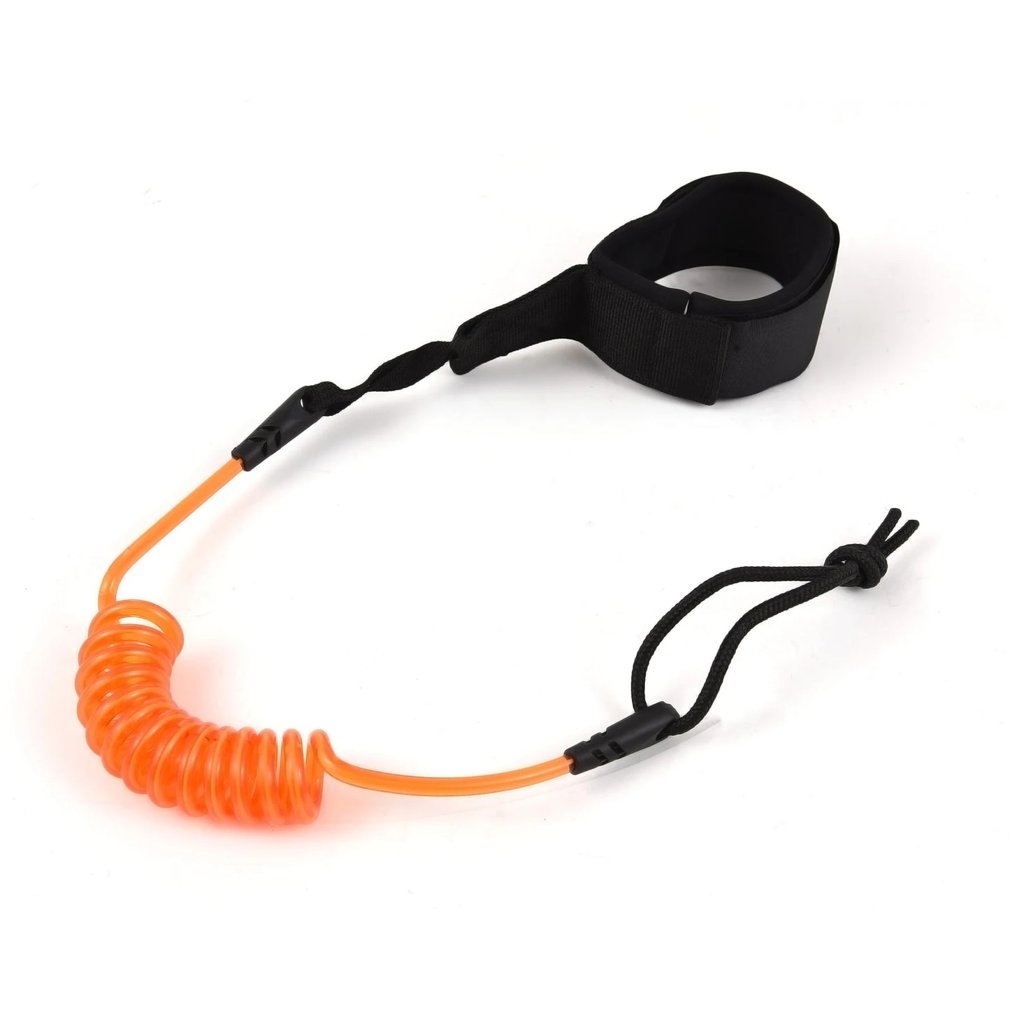 1.2m Coiled SUP Surfboard Leash – 4ft Safety Leg Rope