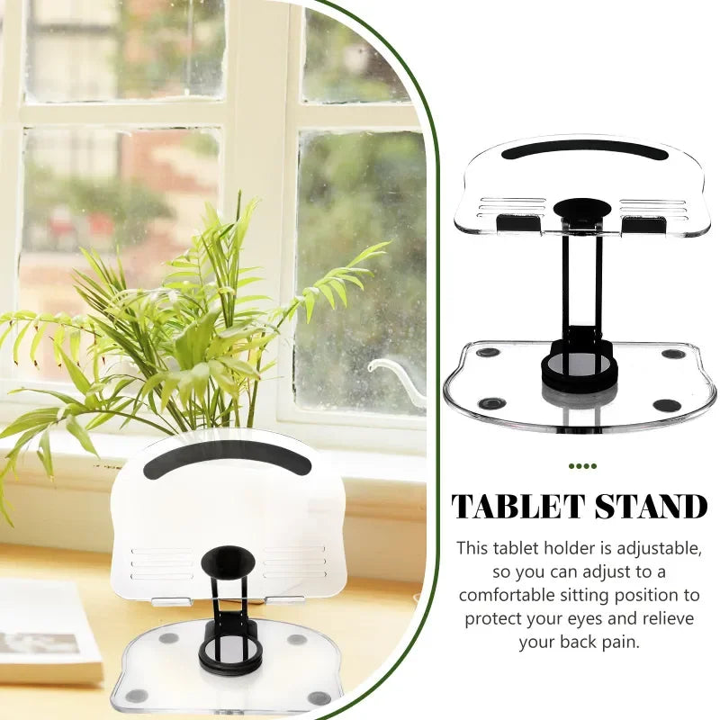 Clear Acrylic Tablet Stand – Sleek & Universal Fit