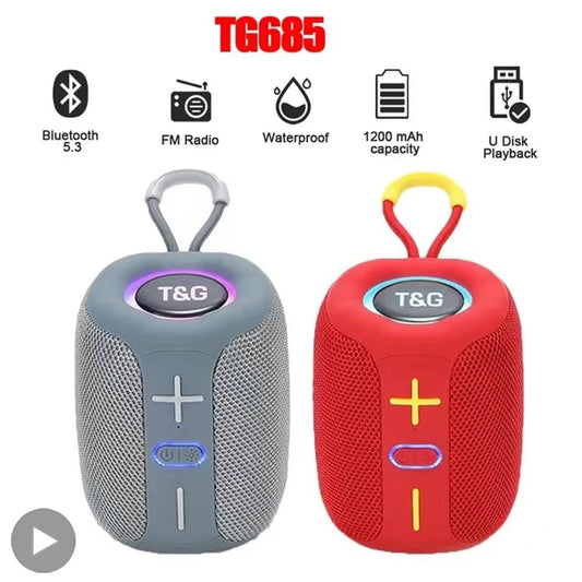 Portable Bluetooth Speaker with FM & Bass Boost - Clickilix