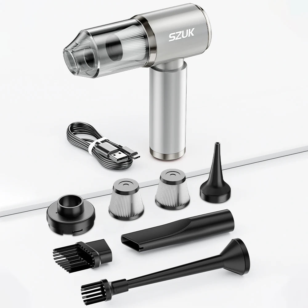 Wireless Mini Car Vacuum Cleaner – Strong Suction