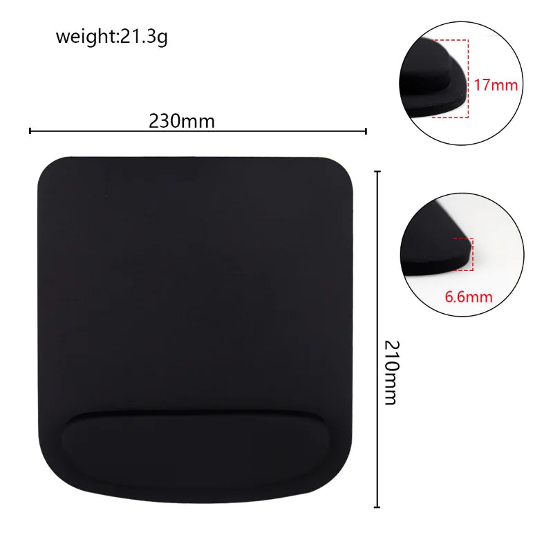 Ergonomic EVA Mouse Pad with Wrist Support