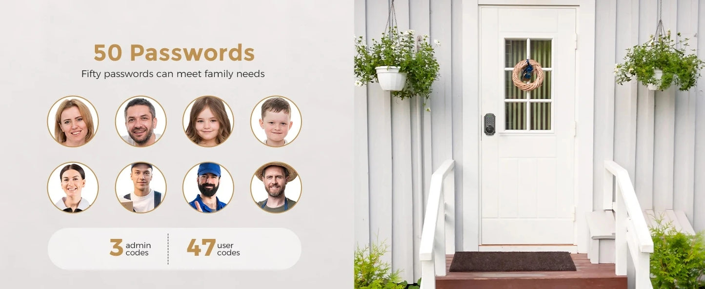 Arpha D180W WiFi Smart Door Lock Keypad