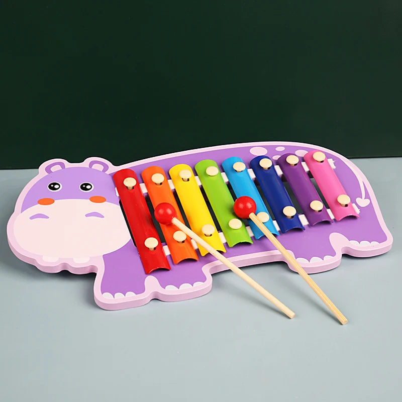 Montessori Wooden Xylophone – 8-Tone Musical Fun for Kids!