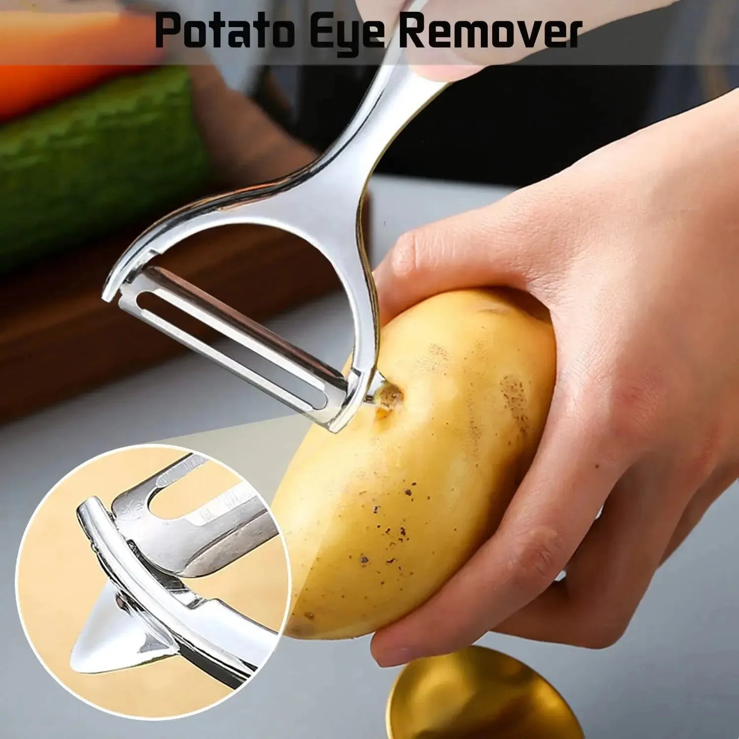 Stainless Steel Multi-Function Vegetable Peeler