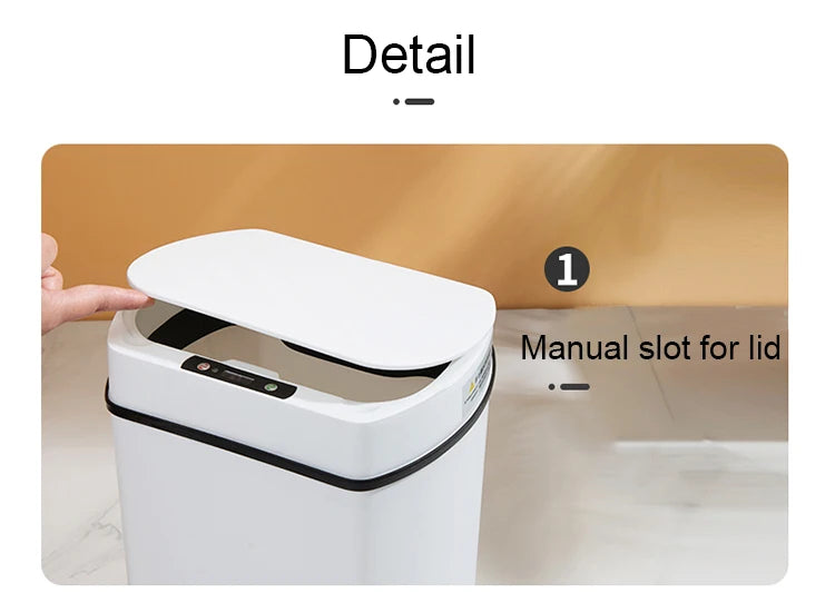 Smart Touchless Trash Can for Home Use