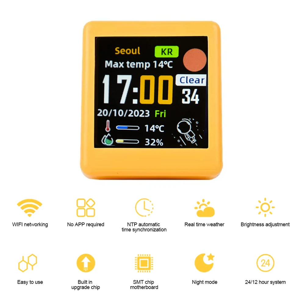 Smart WiFi Weather Station with Temperature & Humidity
