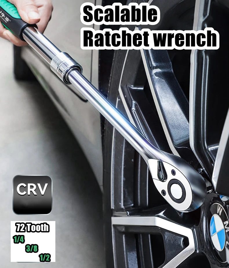 Telescopic Ratchet Wrench – Power & Reach in One Tool!
