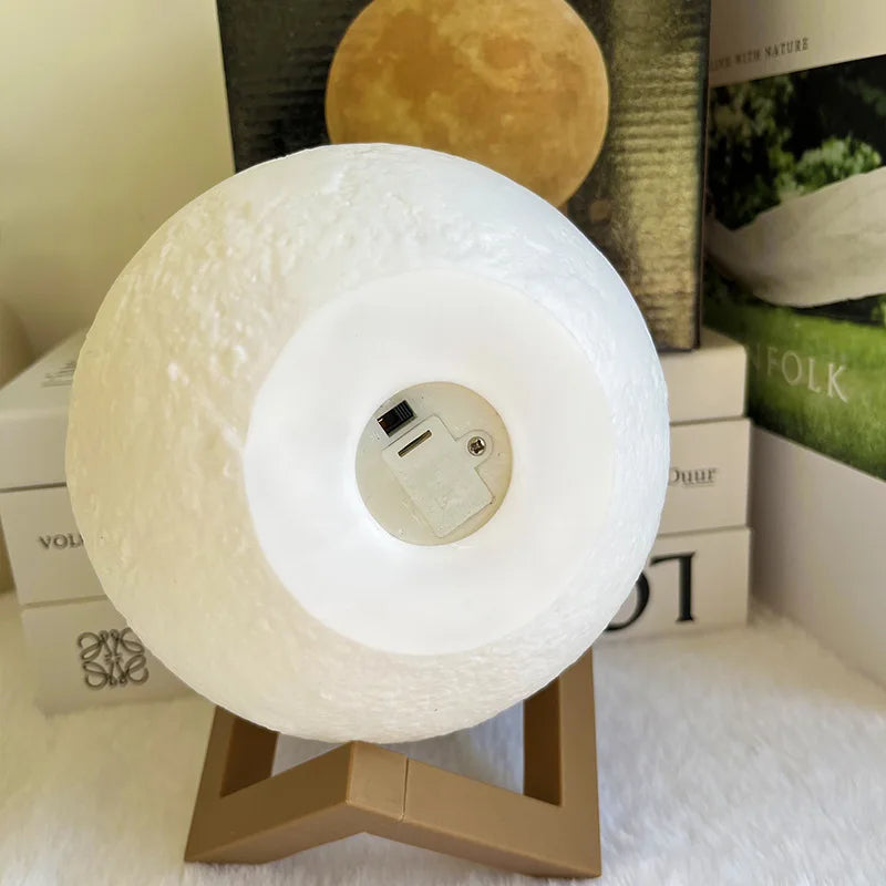DIY Hand-Painted Moon Night Light Kit - Clickilix