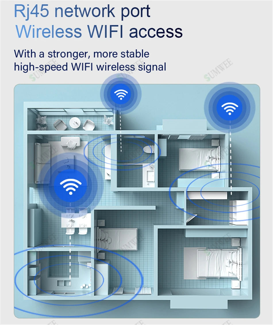 Smart In-Wall WiFi Audio System with Zigbee Hub