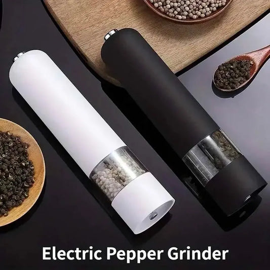 Automatic Electric Pepper Grinder & Salt Mill – Sleek & Adjustable Spice Tool