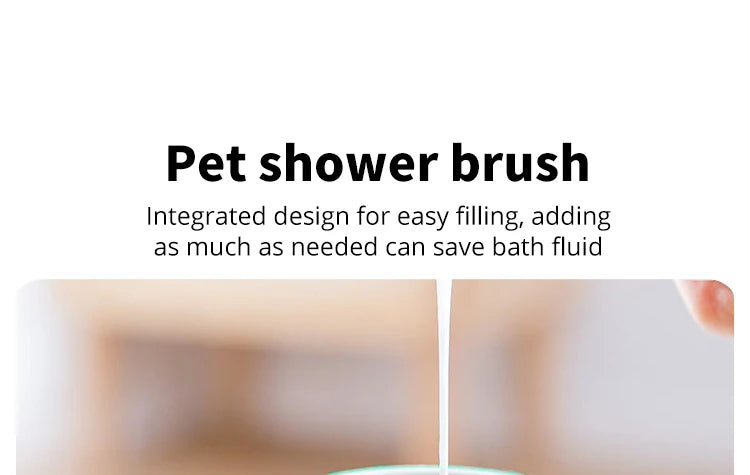 Bathroom Puppy Big Dog Cat Bath Massage Gloves Brush