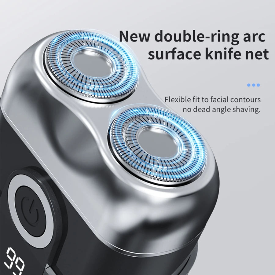 Electric Smart Rechargeable Dual Blade Shaver