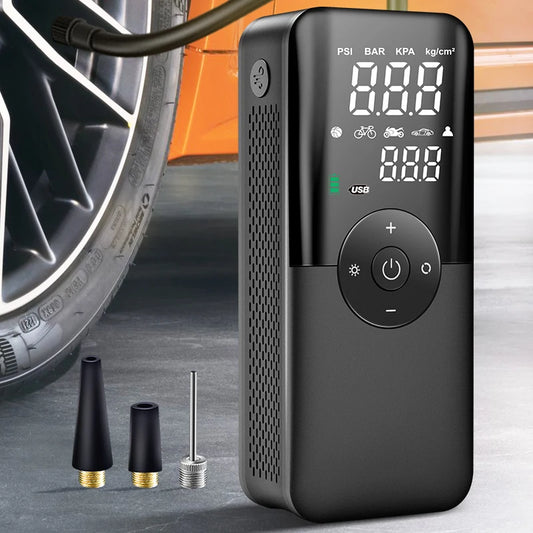 CARSUN Cordless Tire Inflator – Inflate Anywhere, Anytime!