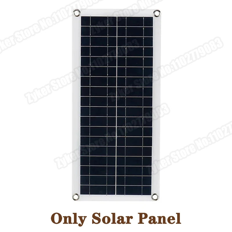 12V Solar Panel Kit with 10A-100A Controller for Outdoor Use