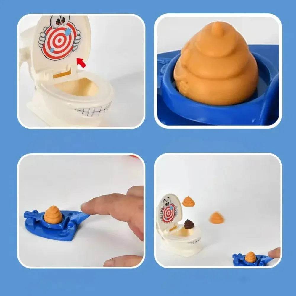 Mini Toilet Catapult Game – Stress Relief Fun