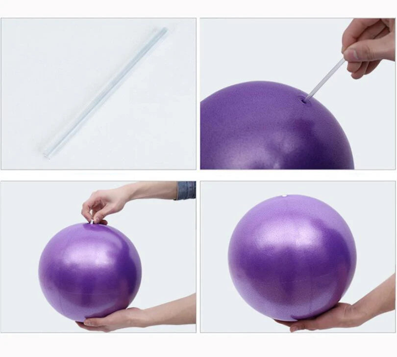 25cm Mini Yoga Ball – Thick PVC, Non-Slip Fitness