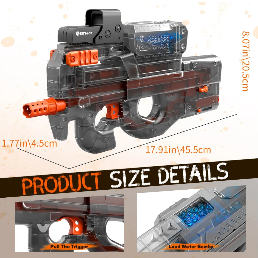 Electric Transparent Gel Ball Gun – Full Auto