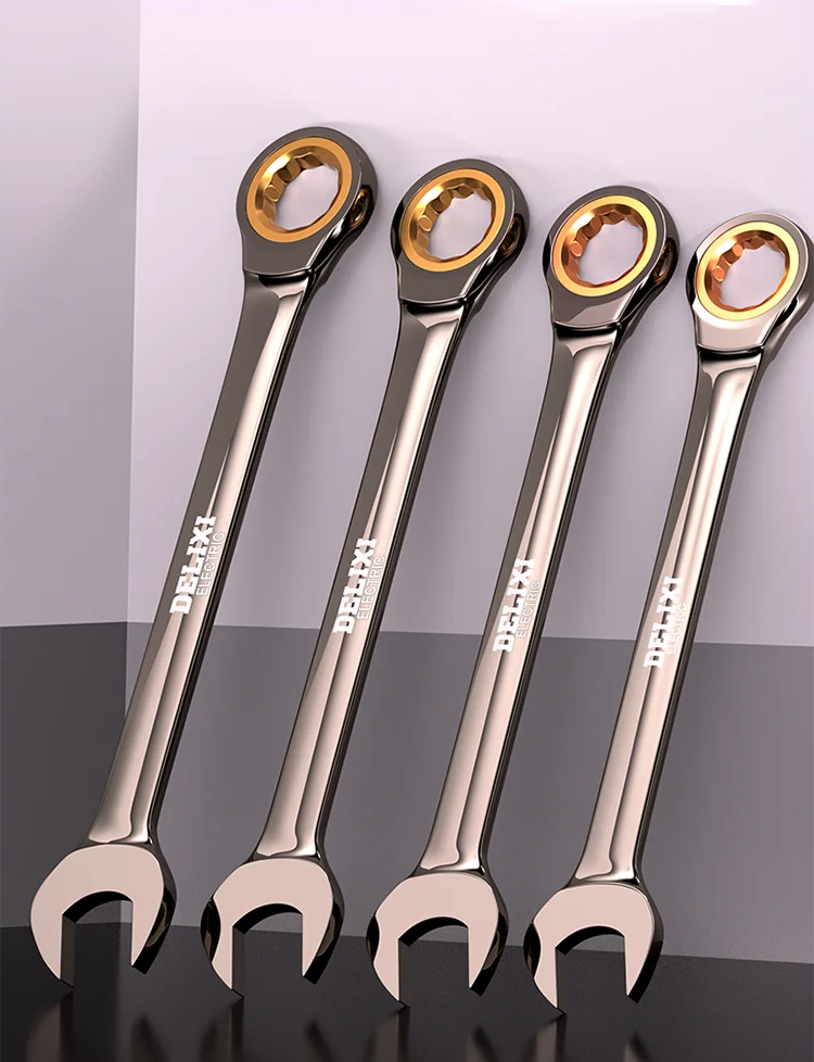 DELIXI Dual-Use Ratchet Wrench – Precision Power, Both Ways!