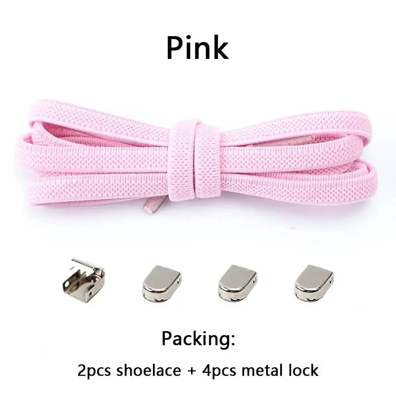 No-Tie Elastic Shoelaces for Kids & Adults - Clickilix