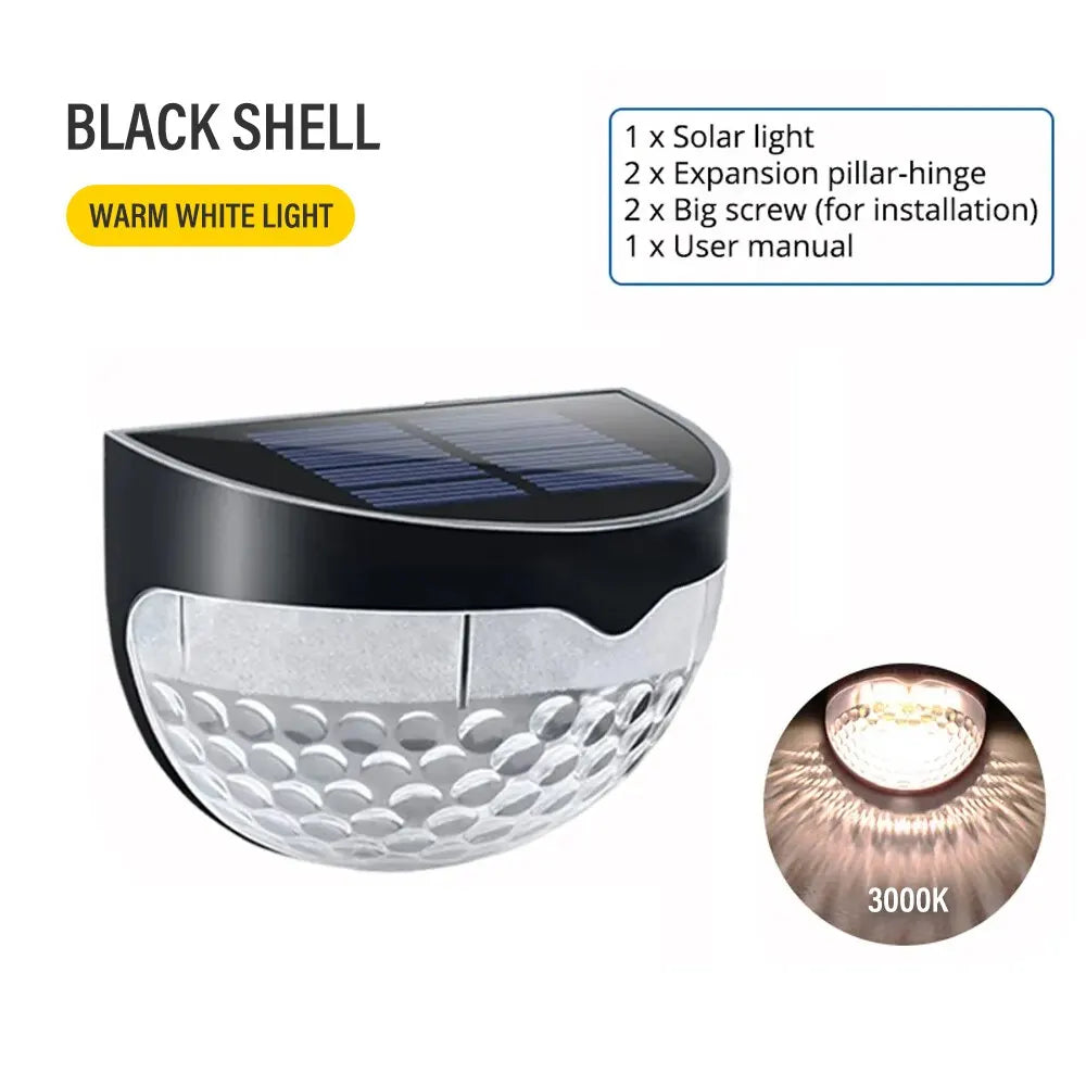 LED Solar Lights Outdoor Waterproof Wall Lights