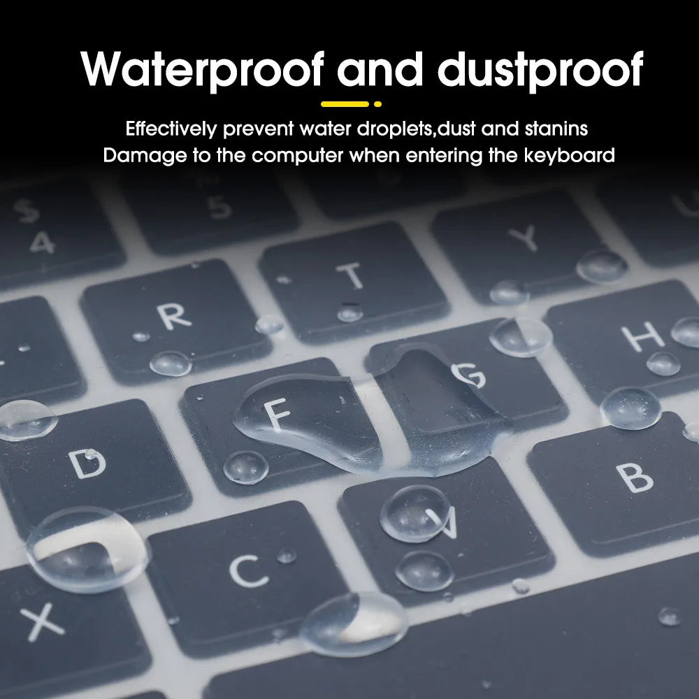 Universal Silicone Laptop Keyboard Cover – Dustproof & Waterproof