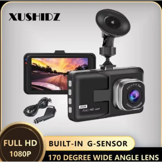 1080P FHD Dash Cam with 170° Wide-Angle Lens – Vehicle Camera