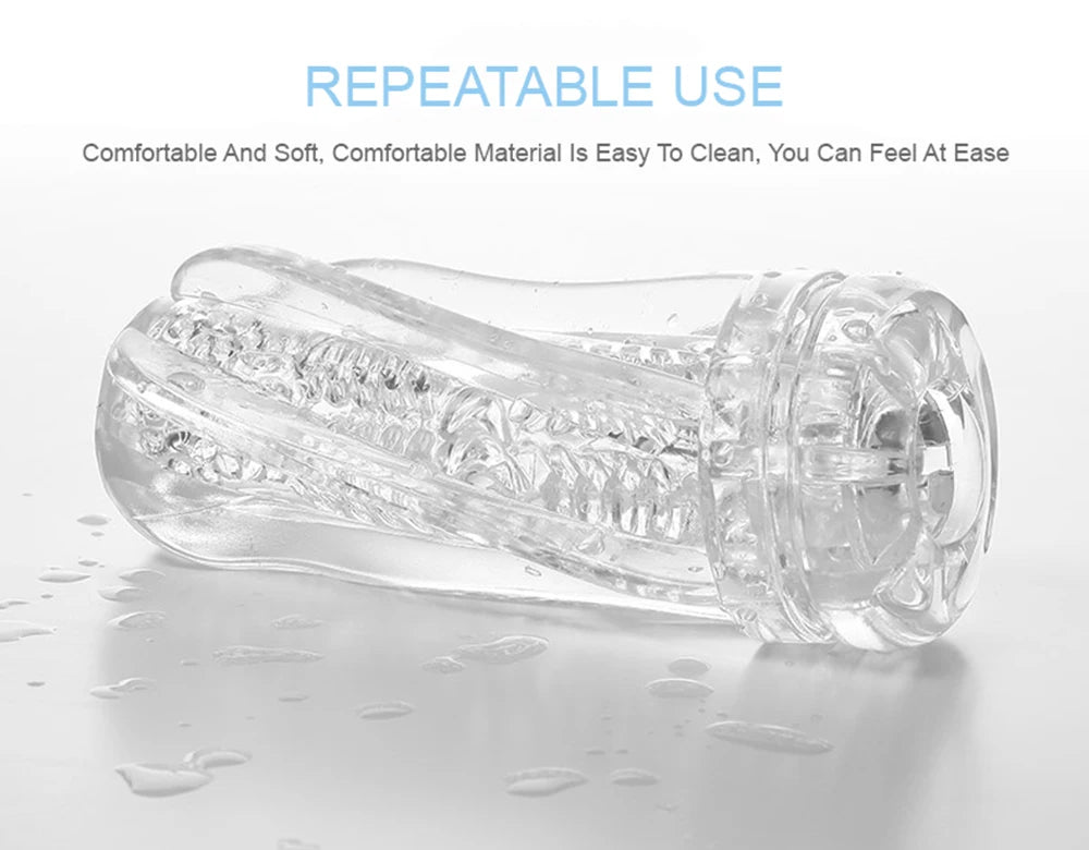 Transparent Pocket Vagina Masturbator for Men