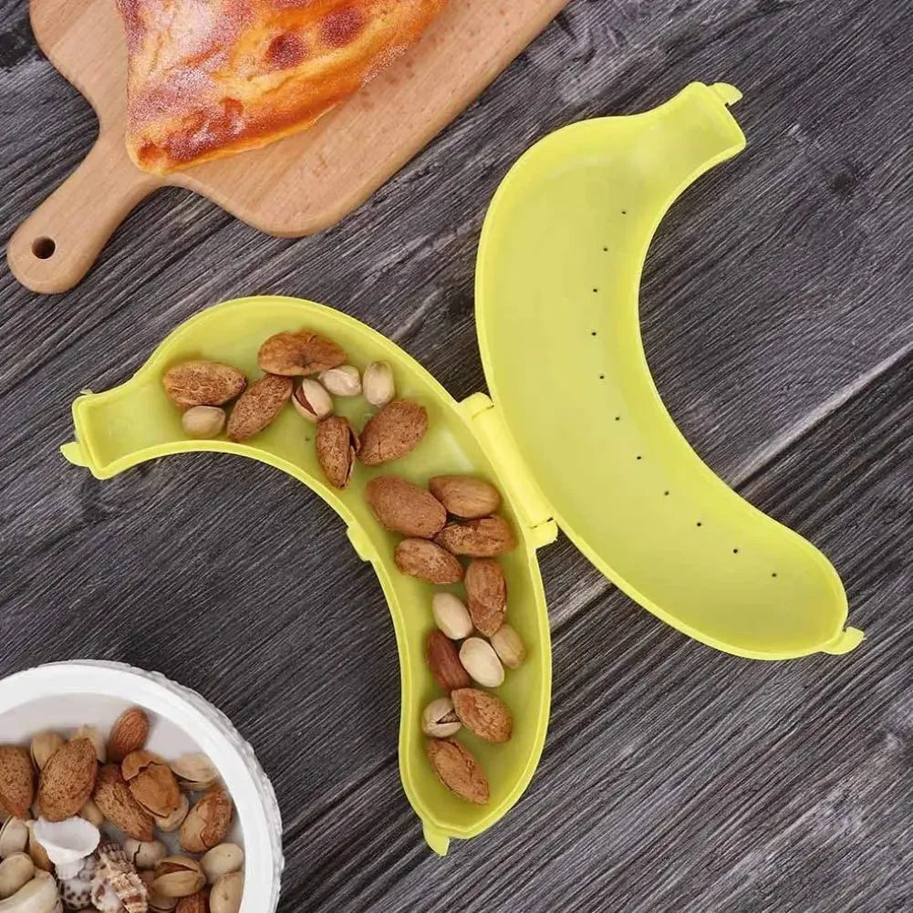 3pcs Banana Saver Case for Travel & Lunch