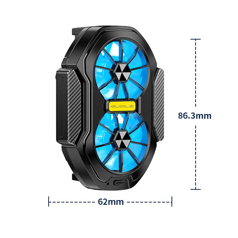 Dual Fan Rechargeable Mobile Phone Cooler