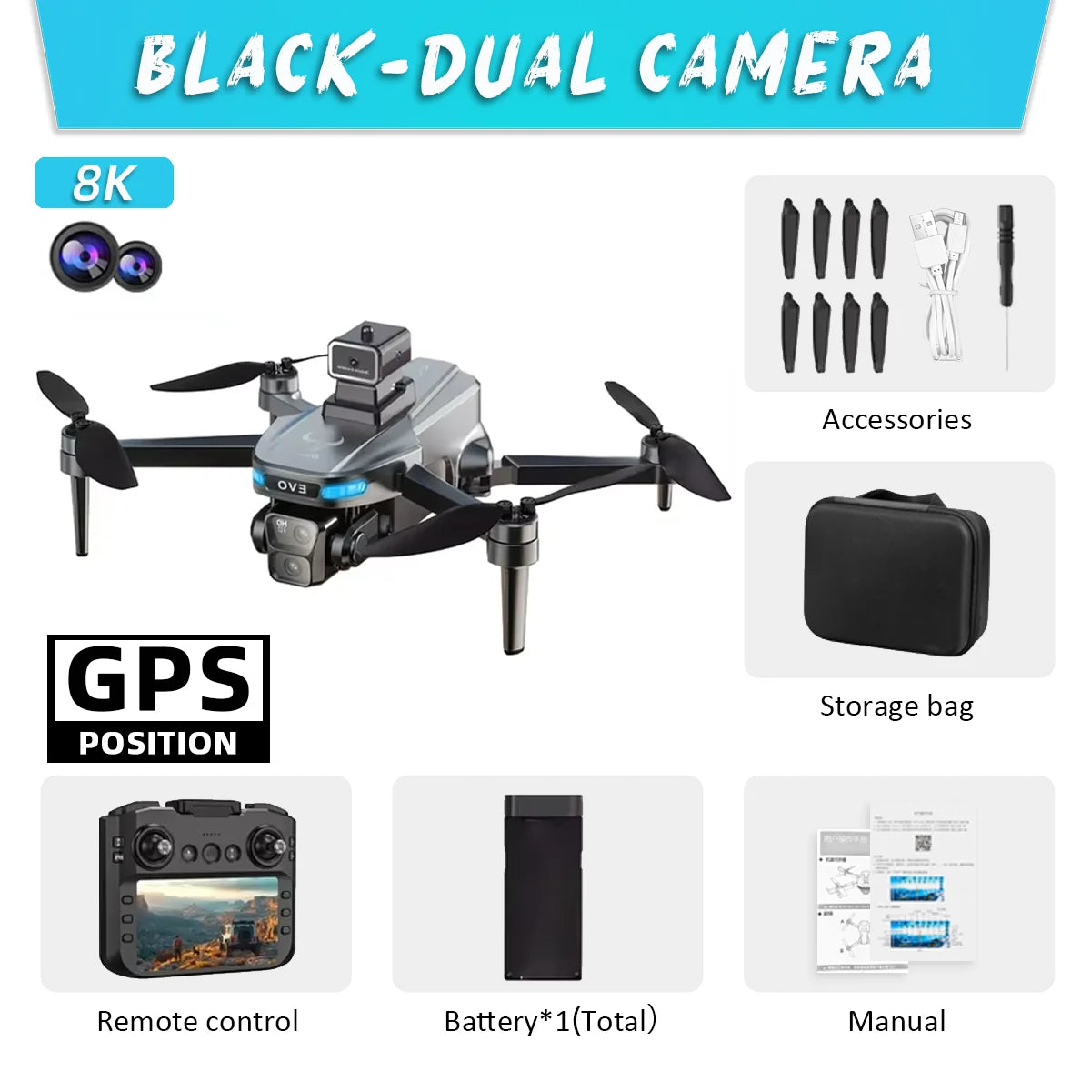 New SG901 MAX GPS Drone Professional 8K Camera Aerial FPV Brush Avoiding Obstacle