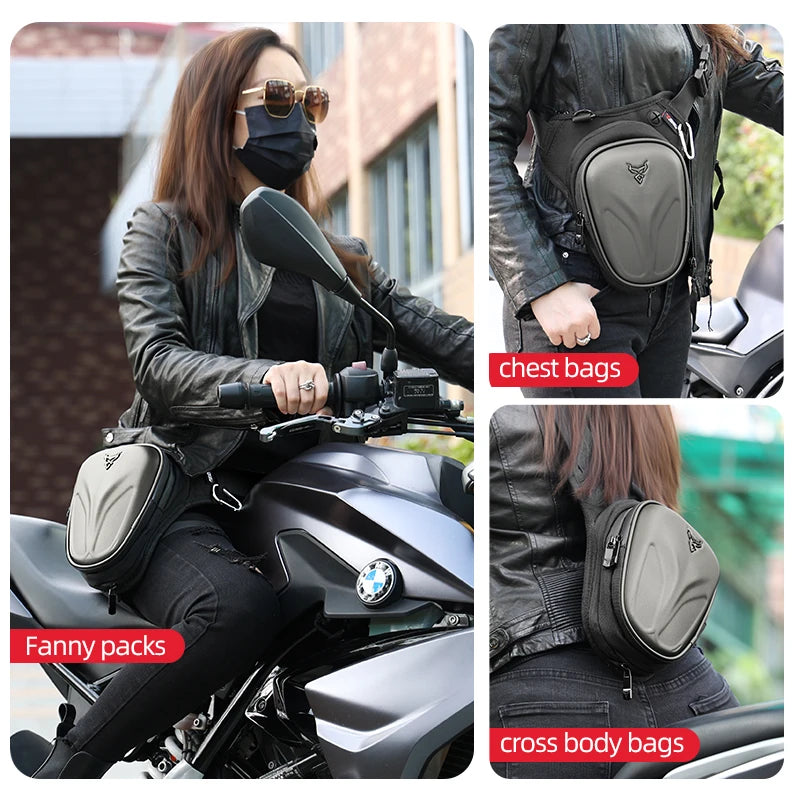 Waterproof Motorcycle Drop Leg Bag – Outdoor Waist Pack
