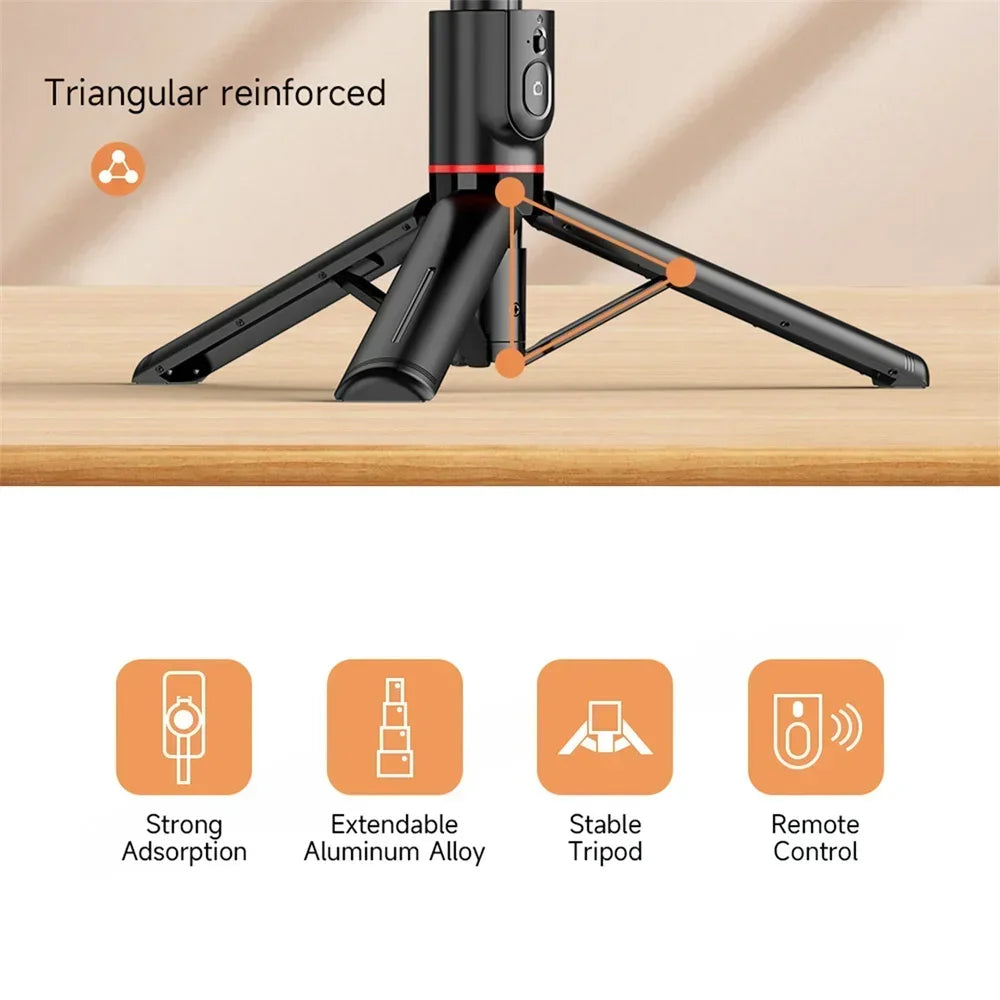 Magnetic Mini Selfie Stick Tripod – Pocket-Sized, Pro-Level Shots!