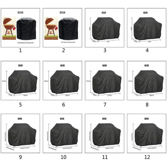 Heavy-Duty Large BBQ Grill Cover – Waterproof & Dustproof!
