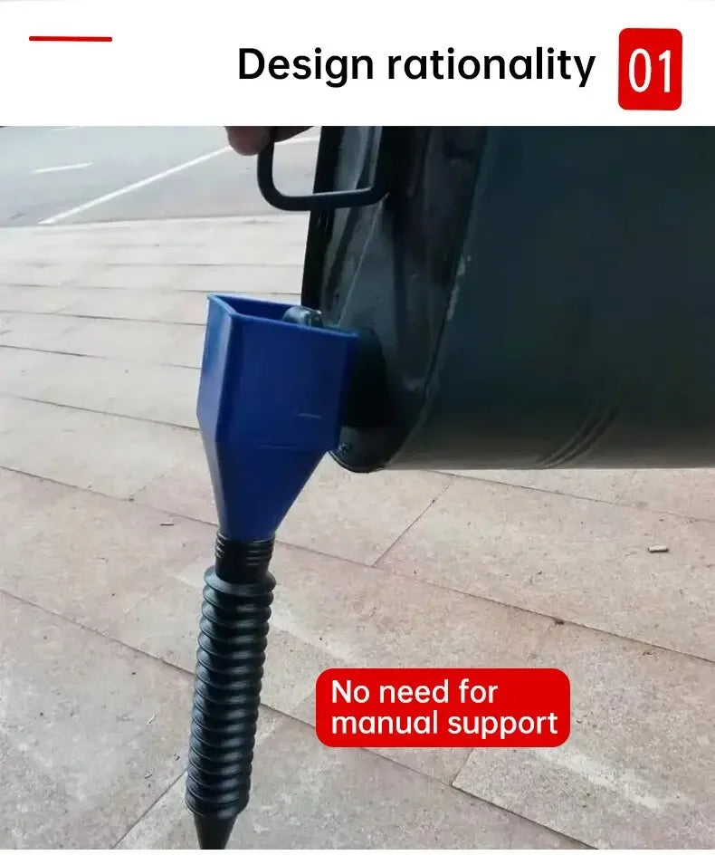 Plastic Oil Funnel with Filter for Cars & Motorcycles
