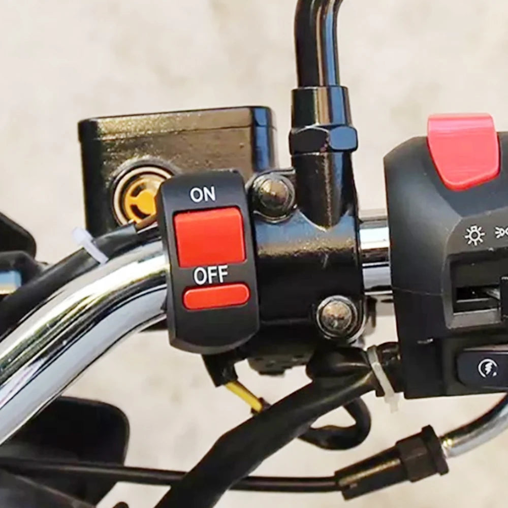 Universal Motorcycle Handlebar Light Switch ON/OFF