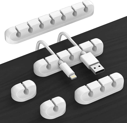VIKEFON Silicone Cable Organizer Clips Set