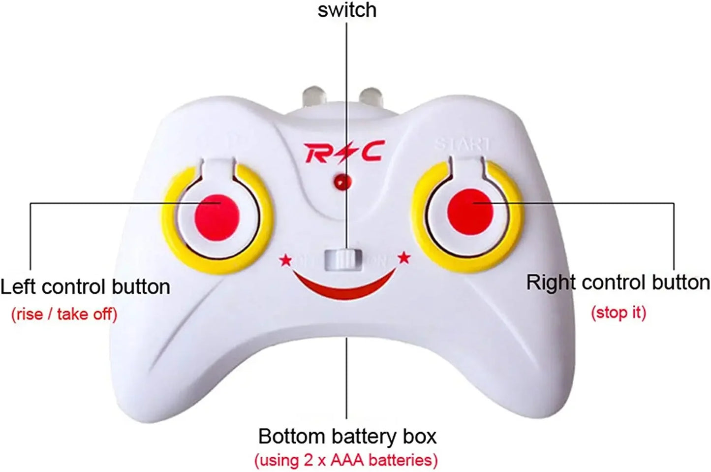 Mini RC Helicopter Drone – Safe Flying Fun for Kids!