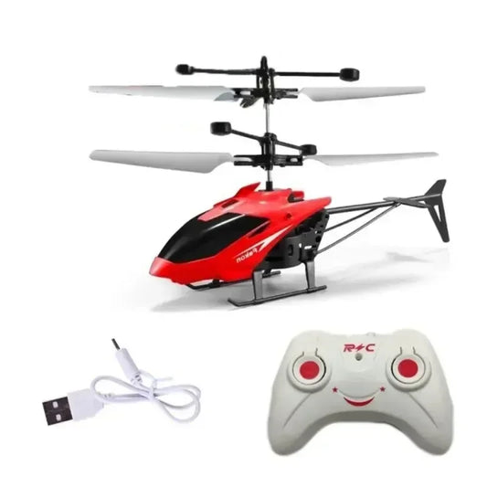 Mini RC Helicopter Drone – Safe Flying Fun for Kids!
