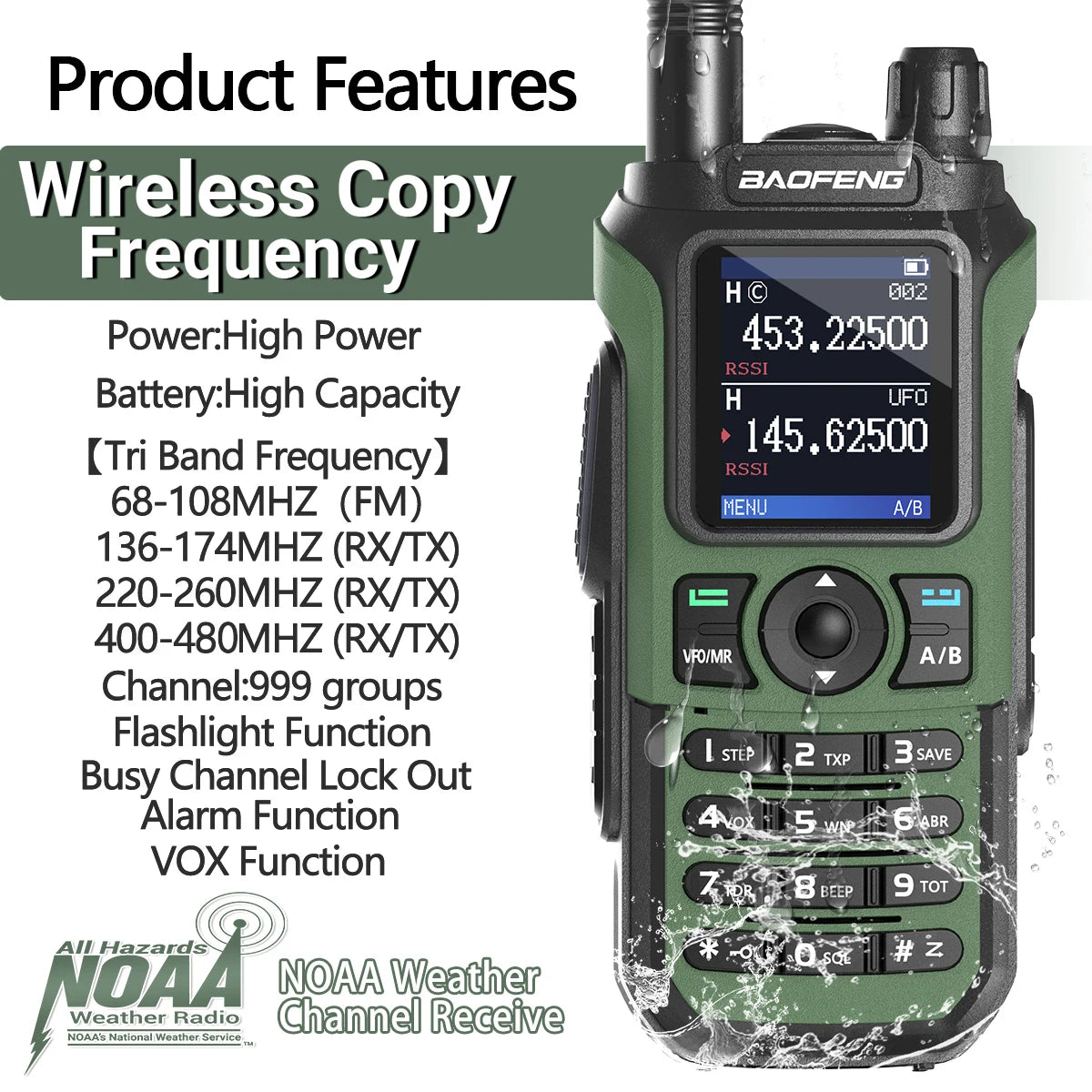Baofeng UV-21 Pro V2 Waterproof Long-Range Radio