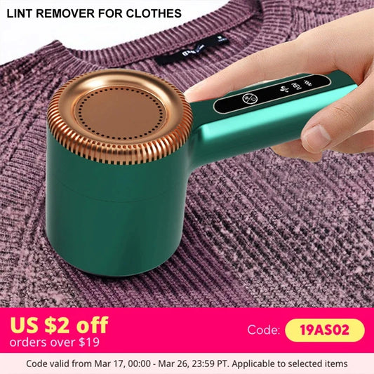 USB Rechargeable Lint Remover for Clothes