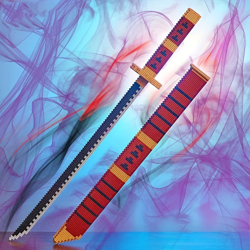 Anime Weapon Scabbard Building Block Set