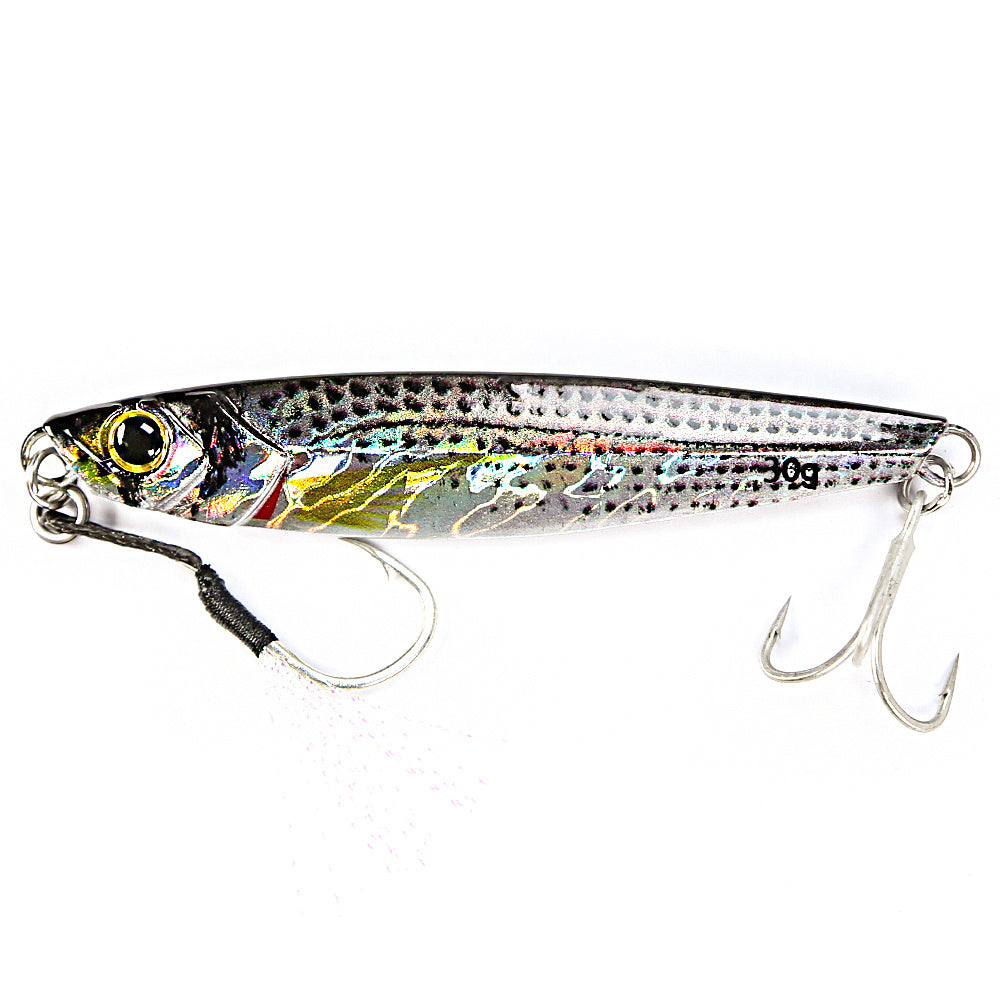 3D Metal Pencil Lure Bait with Dual Sharp Hooks - Clickilix