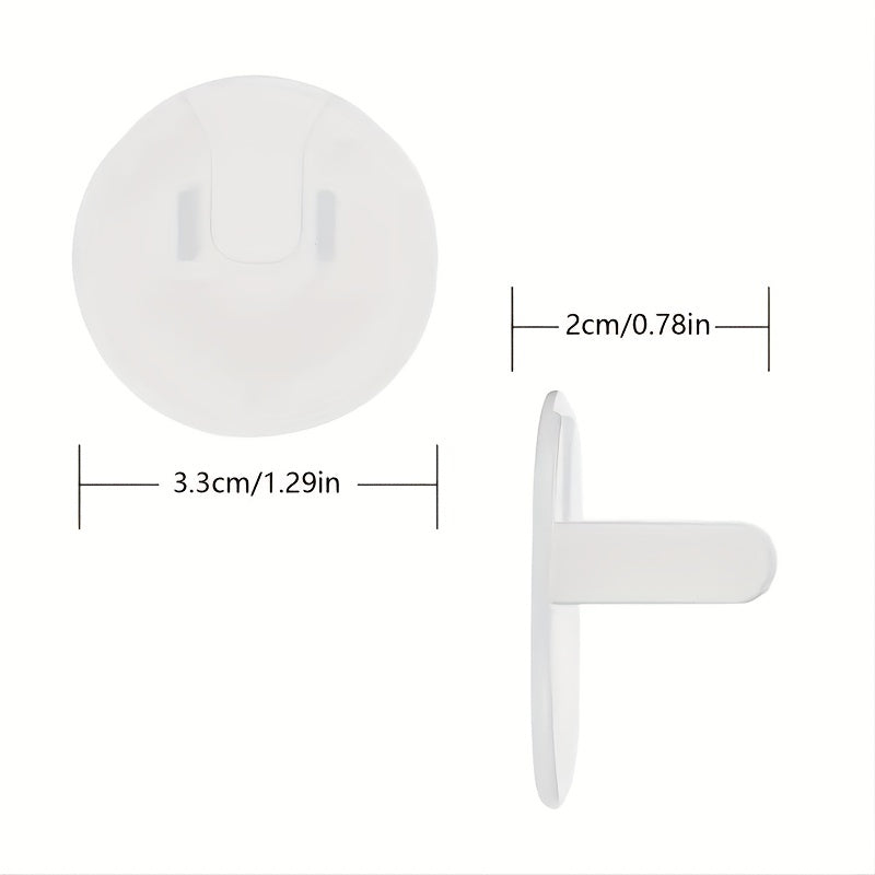 10pcs Baby-Proof Outlet Covers for Kids' Safety - Clickilix