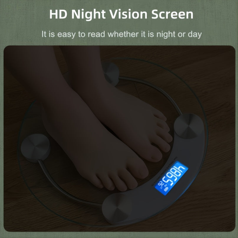 Smart Digital Bathroom Scale with LCD Display - Clickilix