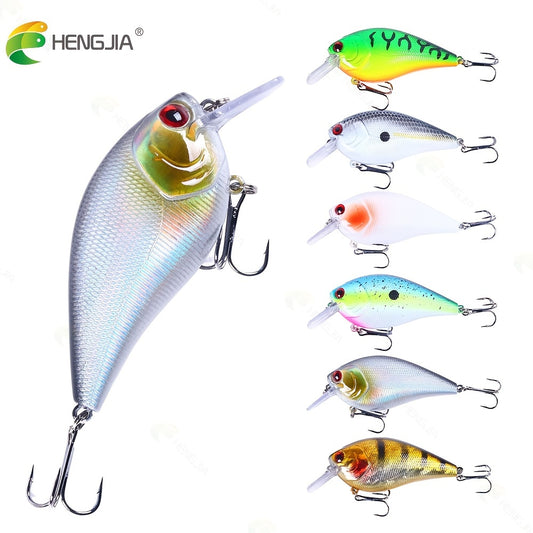 6pcs Crankbait Fishing Lure Set – Bass & Pike Hard Baits - Clickilix