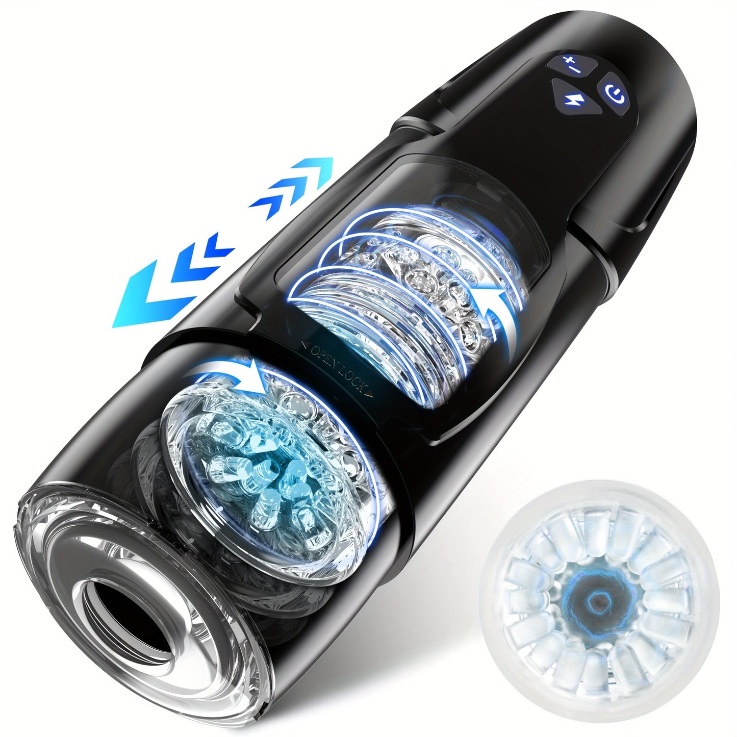Deluxe 7-Mode Automatic Male Masturbator Cup - Clickilix