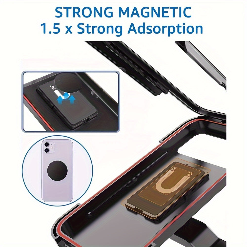 Waterproof Motorcycle Phone Mount – 360° Swivel Rotation Holder
