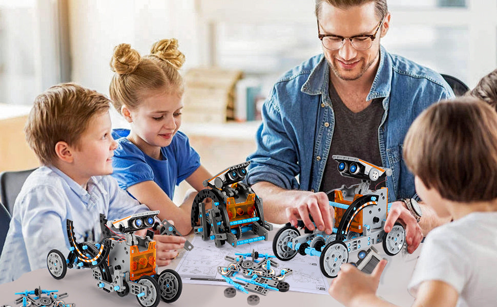 12-in-1 STEM Solar Robot Kit for Kids